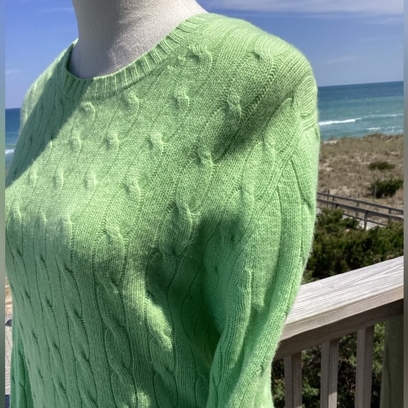 J. Crew Cashmere Cable Knit Sweater - Picture 8 of 10